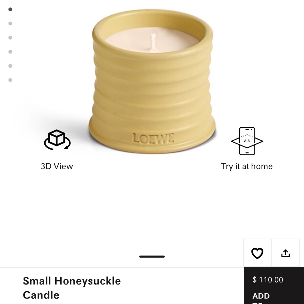 Loewe small honeysuckle candle. Brand new in box!